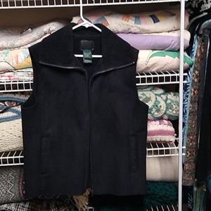 Black zip up vest, Ralph Lauren